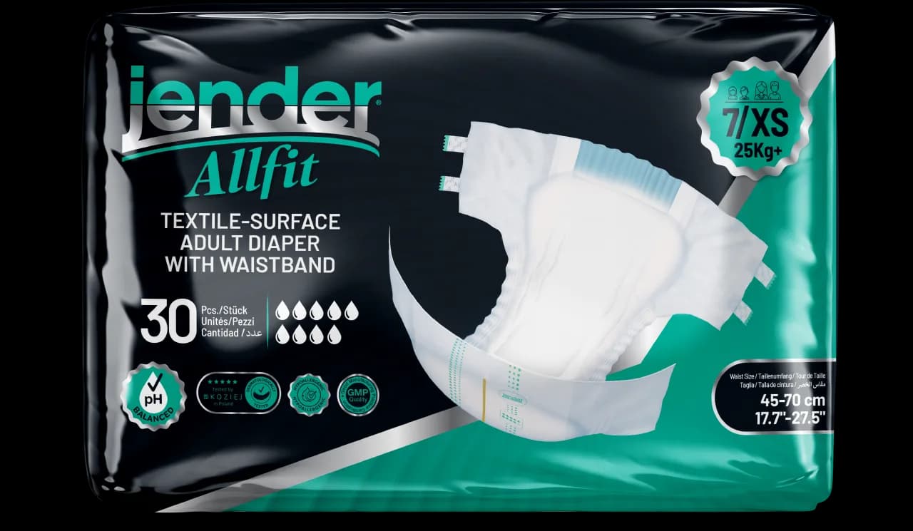 Jender Allfit XS yetişkin bezi 30 adet