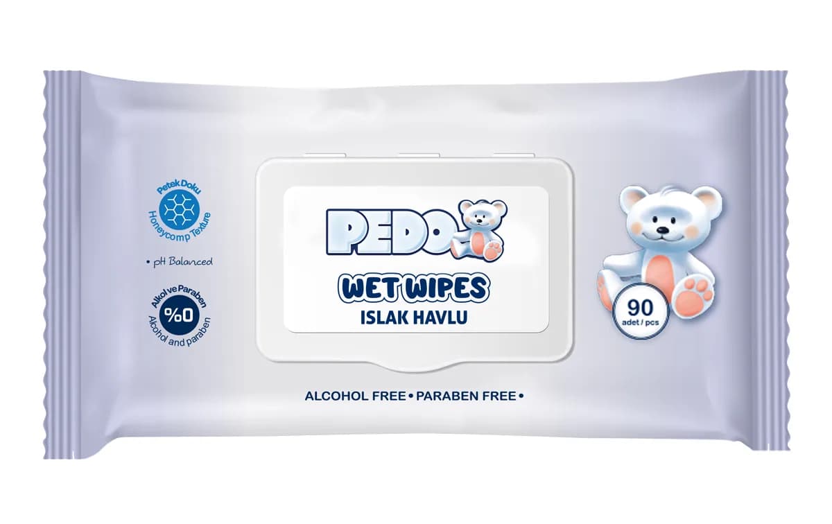 Pedo klasik ıslak mendil 90 adet